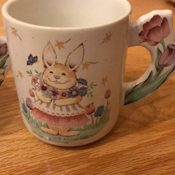 🆕 2 Bunny Mugs - Picture 2 of 3